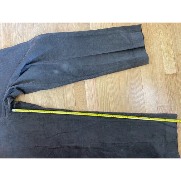 Linea Naturale Men's 44 Corduroy Pants Brown Cotton Blend Trousers Work *FLAWS* - Picture 9 of 13